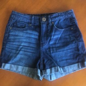 Aeropostale High Waisted Jean Shorts